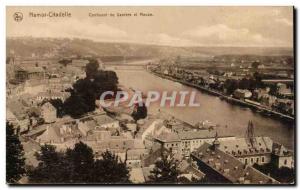 Old Postcard Namur Confluence Sambre et Meuse