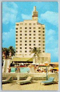 The Ritz Plaza Resort Hotel  Miami Beach  Florida  1956  Postcard