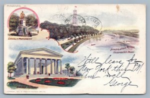 PHILADELPHIA PA No.11 ANTIQUE PIONEER POSTCARD AMERICAN SOUVENIR CARD