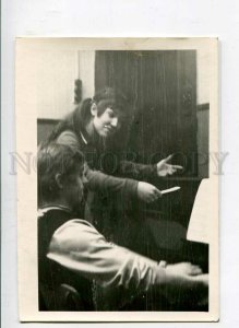 3140918 Music School creative work PIANO 1974 Old REAL PHOTO