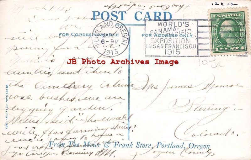 Advertising Postcard, B.P.O.E 1912 Elks' Grand Lodge Reunion, Portland Oregon 