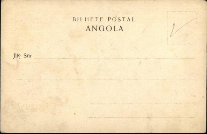 Ambriz Angola - Senzalla Bairro Indigena c1905 Postcard