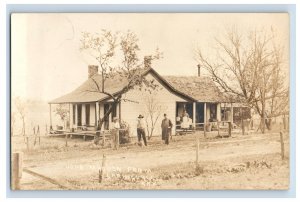 RPPC Real Photo John Madden Farm Springdale AR. Postcard P172E