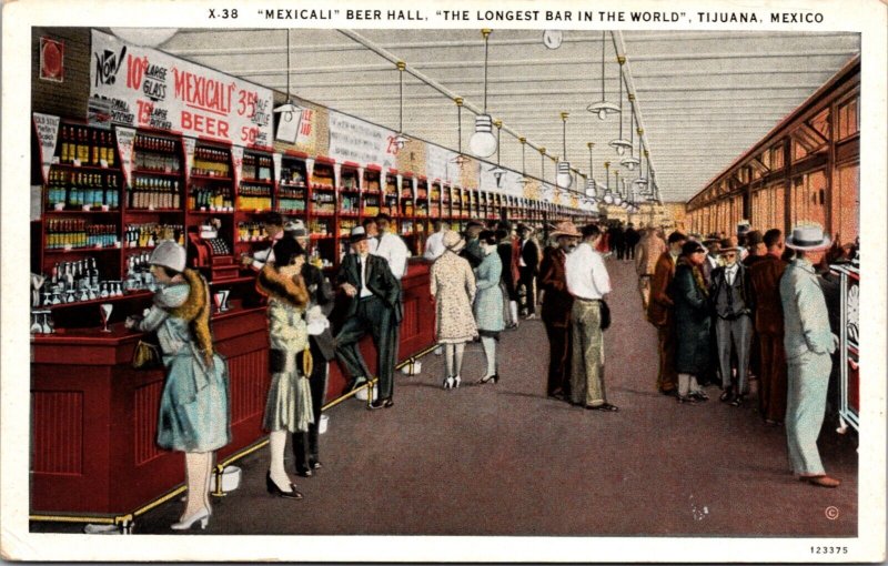PC Interior Mexicali Beer Hall, The Longest Bar In The World, Tijuana