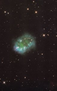 Cosmic Necklace Nebula Sagitta Constellation Astronomy Postcard