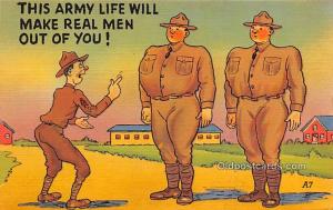 Army Life Military Comic Unused 