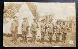 Mint Australia Real Picture Postcard RPPC Australia Troops WW1 Soldiers