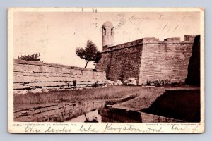 FORT MARION ST. AUGUSTINE FLORIDA POSTCARD 1906