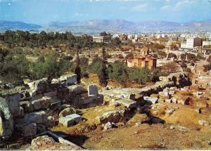 B96509 view of the agora of athens greece