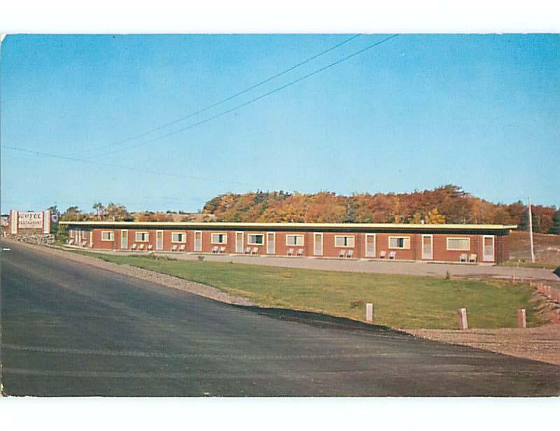 Unused 1950's PARKVIEW MOTEL IN CAPE BRETON Nova Scotia NS Canada u3803