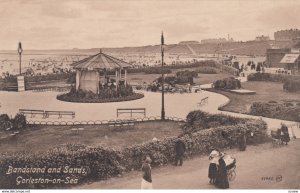 GORLESTON-on-SEA , England , 1900-10s ; Bandstand & Sands