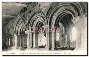 Old Postcard Vezelay Madeleine Church The Cloister and the Chapter House