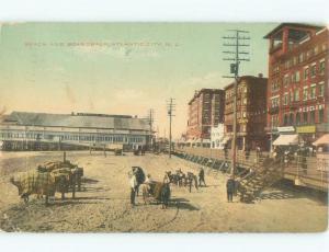 Divided-Back HORSES WITH BLANKETS BY BOARDWALK SHOPS Atlantic City NJ d8495