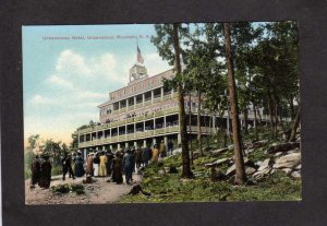 NH Uncanoonuc Hotel Mountain New Hampshire Postcard