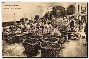 Old Postcard Folklore Wine Vineyards Champagne Moet et Chandon Commissioning ...