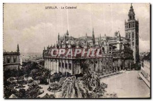 Old Postcard Sevilla Catedral