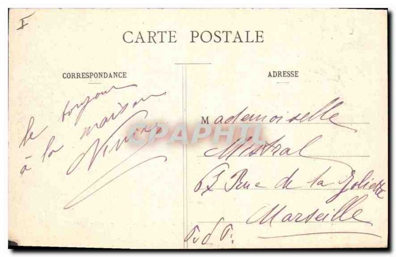 Old Postcard Paris Place du Carrousel Arc de Triomphe Victory