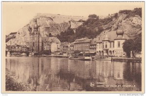 DINANT, Namur, Belgium, 1900-1910's; Hotel De Ville Et Citadelle