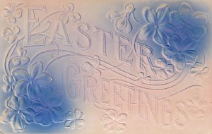 Easter Greetings 1908 Embossed
