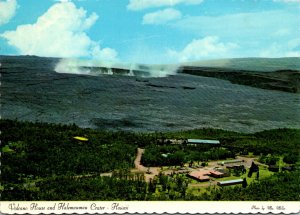 Hawaii Big Island Volcano House and Halemaumau Crater