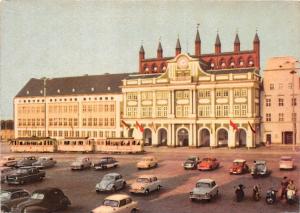 BG33301 car voiture tramway tram rostock rathaus germany car voiture