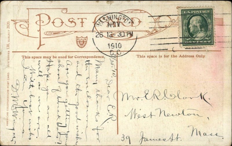 Bernhardt Wall - Howling Alley Cat c1910 Postcard