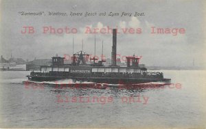 Steamer Ferry Dartmouth, Winthrop, Revere Beach & Lynn Massachusetts