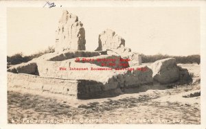 AZ, Coolidge, Arizona, RPPC, Prehistoric Casa Grande Ruins, Photo