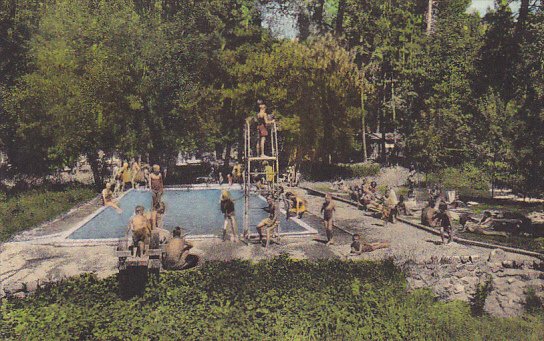 California Cobb Lake County Pine Grove Resort Swimming Pool Albertype