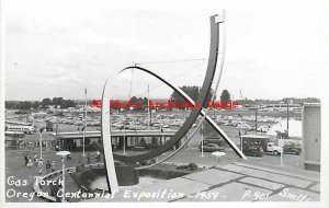 OR, Portland, Oregon, RPPC, Oregon Centennial Exposition,Gas Torch,Smith No P901