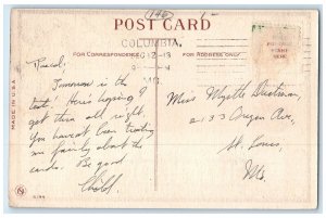 Columbia Missouri MO Postcard Dutch Dope Dutch Boy And Girl Little Scenes 1913