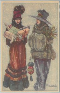 76952 - VINTAGE POSTCARD - Glamour, Ladies, ARTIST SIGNED: Bompard S 