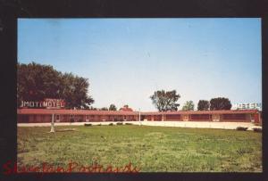 PONTIAC ILLINOIS ROUTE 66 PONTIAC MOTEL ROADSIDE ADVERTISING OLD POSTCARD