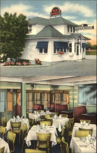 Watertown New York NY New Parrot Restaurant Linen Vintage Postcard