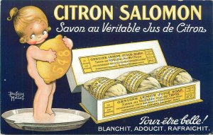 Postcard France Paris C-1910 Solomon Soap Advertising 23-8637