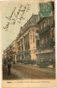 CPA AGEN-Les Grandes Galeries Boulevard de la Republique (264237)