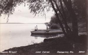 Wisconsin Edgewater Lake Chetac Rogers Resort Real Photo