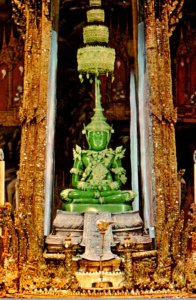 Thailand Wat Phra Kaew Grand Palace Image Of The Emerald Buddha Without Seaso...