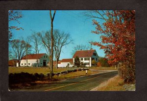 NH Greetings From Contoocook New Hampshire House Farm Postcard