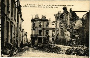CPA REIMS - Con de la Rue des Cordeliers et Rue de l'Universite (109794)