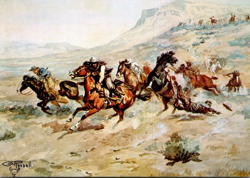 Surprise Attack By Charles Marion Russell