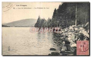 Old Postcard The Vosges Lake Gerardmer The Cliffs Lake