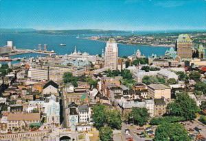 Canada Quebec City Birds Eye View 1983