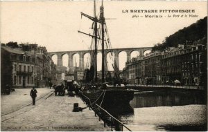 CPA Morlaix- Le Port et le Viaduc FRANCE (1026110)