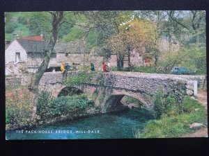 Staffordshire MILLDALE The Pack Horse Bridge c1970's Postcard by J. Salmon