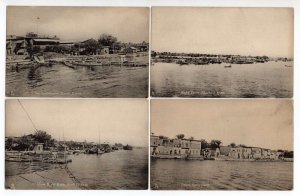 Set of 20 Basra Iraq Persian Gulf Views Harbor Bldgs Vintage Postcards AA62203 