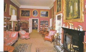 Leicestershire Postcard - Melbourne Hall - The Library     XX57