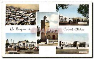 Old Postcard A Hello Columbus - Bechar