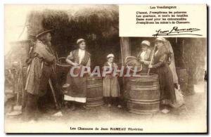 Peasants Old Postcard Folklore songs of Jean Rameau illustrees