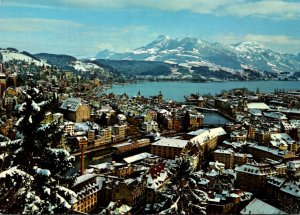 Switzerland Lucerne With Rigi